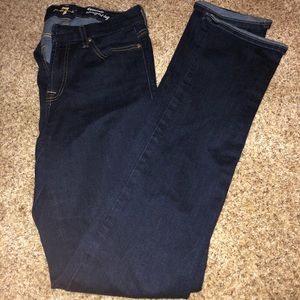 Straight Dark Wash Jeans